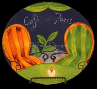Sango CAFE PARIS #4914 Salad 8" Plate